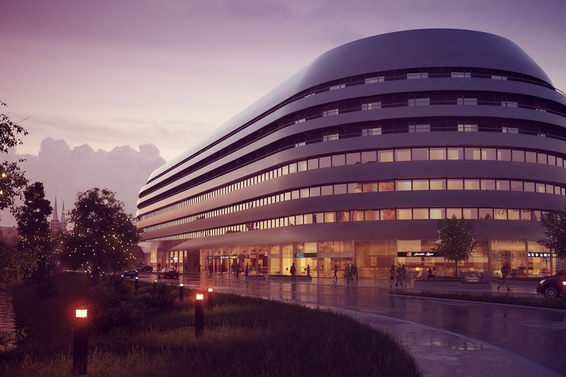 OVO Wrocław, fot. Wings Properties Futurystyczny, wręcz wizjonerski projekt