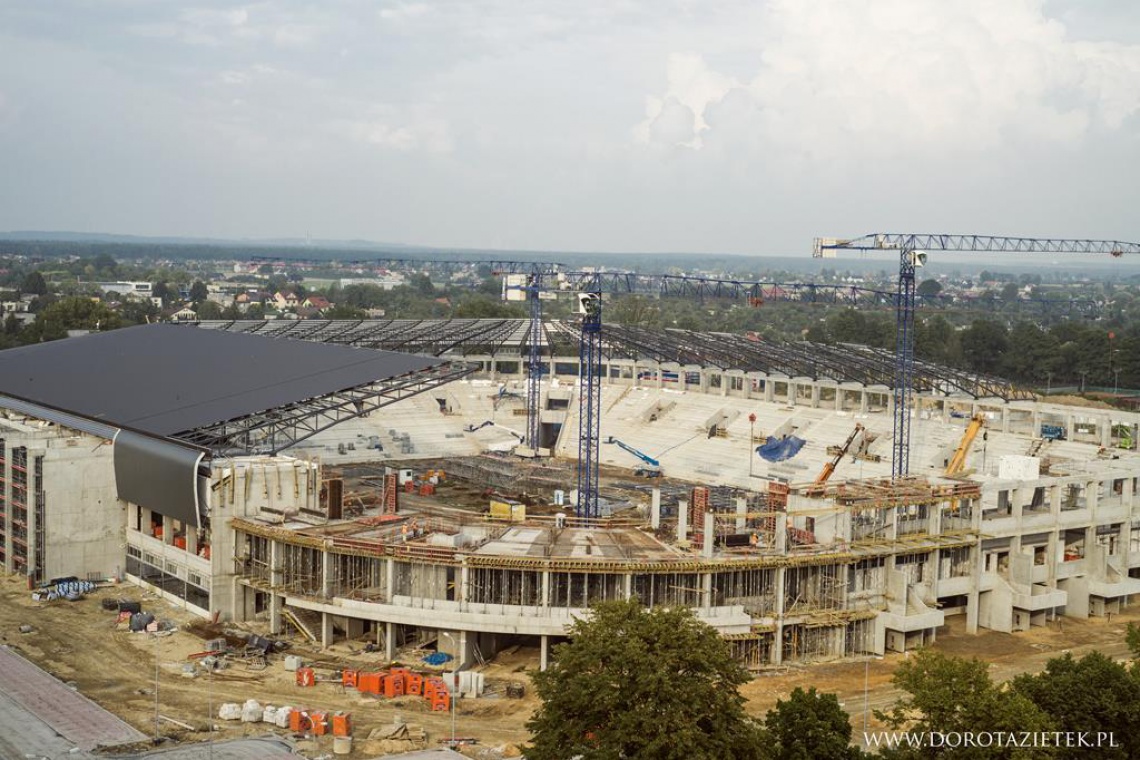 Stadion GKS Tychy, fot. Spółka Tyski Sport Zobacz jak rośnie stadion Tychy - mamy dużo zdjęć