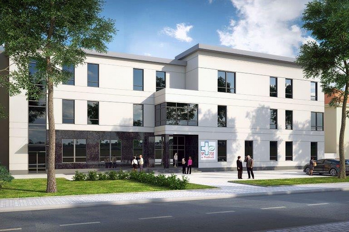 Regionalne Centrum Leczenia Bólu w Mońkach prawie gotowe, fot. Skanska Skanska kończy budowę Centrum Leczenia Bólu w Mońkach. To projekt Joanny Czarnowicz