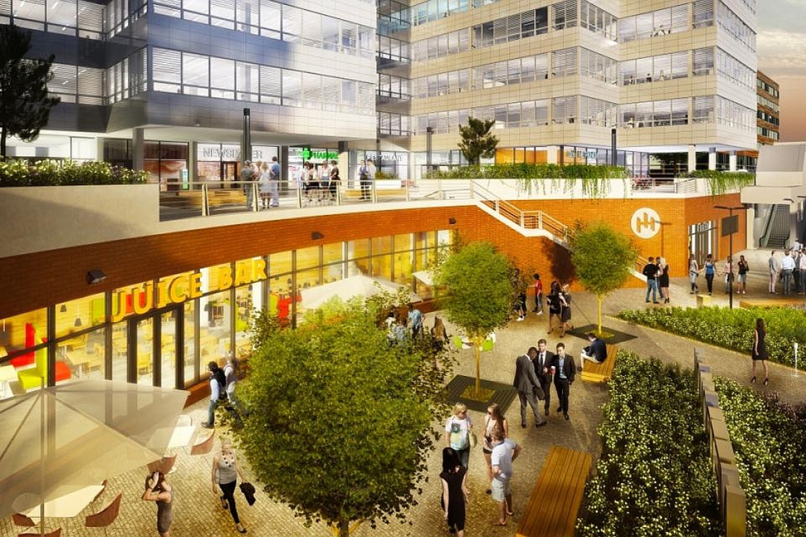 fot. Metronom Business Center Metronom Business Center - zobacz nowy kompleks biurowy HB Reavis w Pradze