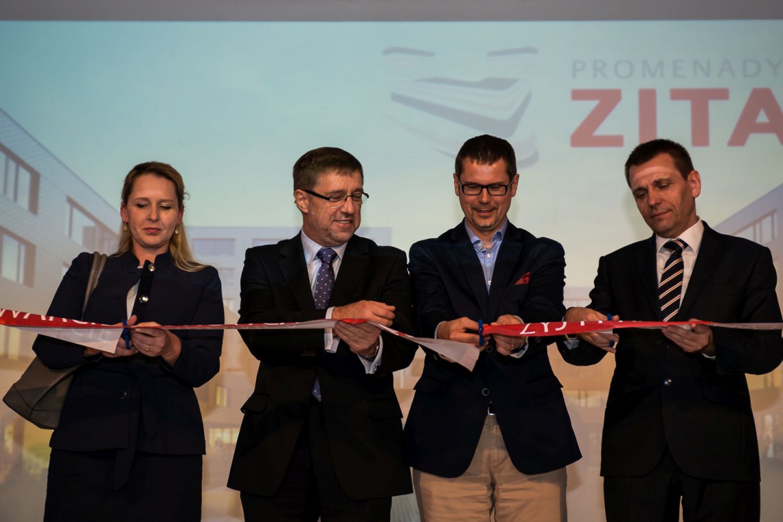 fot. Uroczysta inauguracja pierwszej fazy projektu biurowego Promenady Zita Promenady Zita projektu Maćków Pracownia Projektowa otwarte