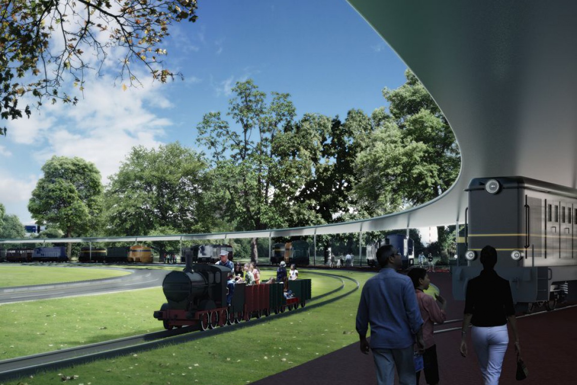 Przystanek – Stacja Muzeum, fot. PKP S.A. Warszawa: Powstanie nowe Muzeum Kolejnictwa na 27 ha