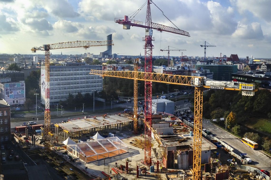 Budowa OVO Wrocław System Design&build sprawdza się na budowie OVO Wrocław