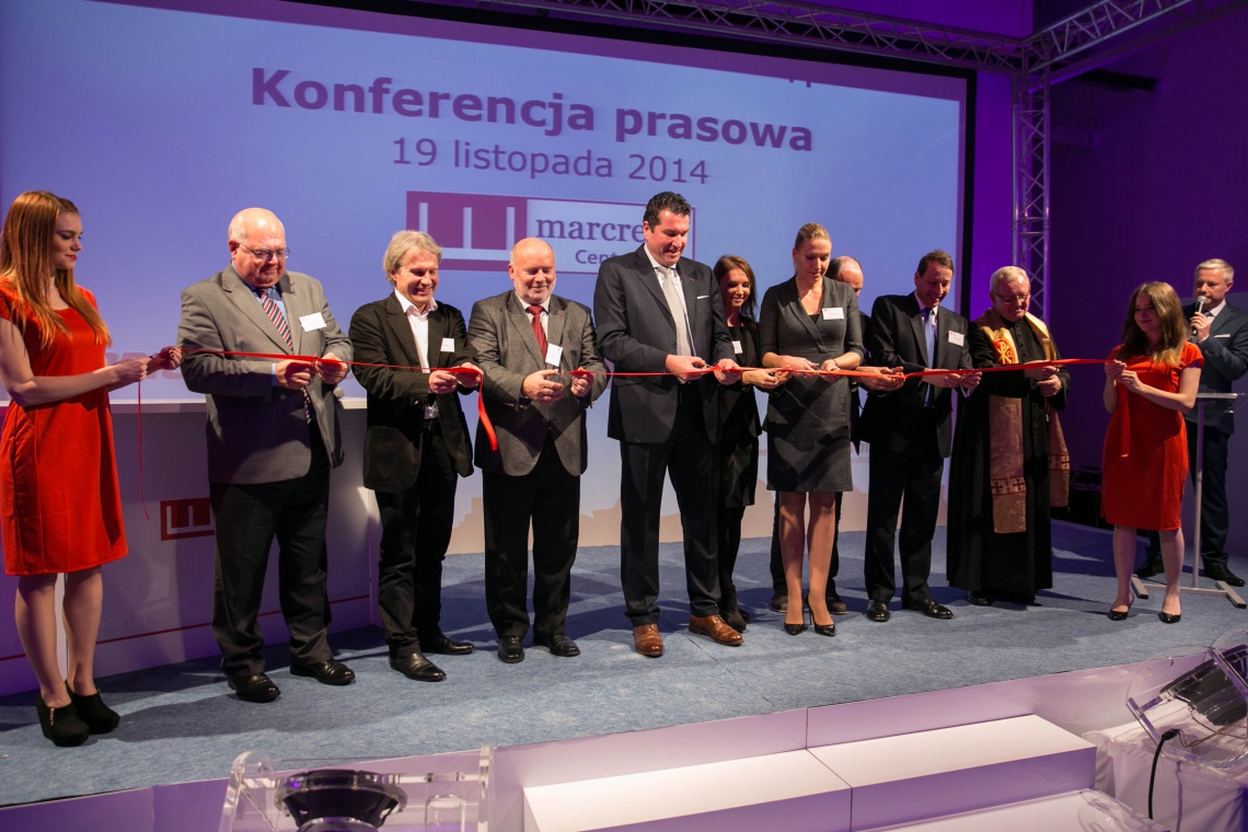 Uroczystość otwarcia Marcredo Center w Piekarach Śląskich Marcredo Center projektu Atelier PS oficjalnie otwarte