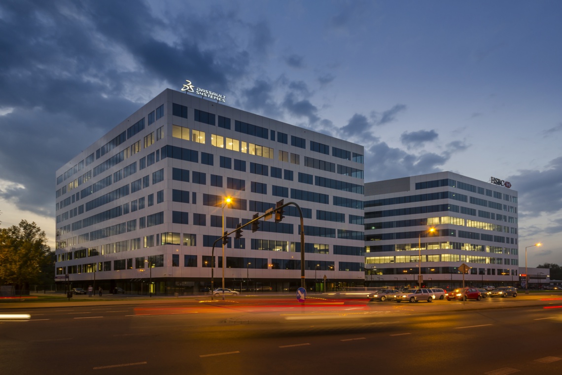 Kapelanka 42 projektu Medusa Group, fot. Skanska Tak wygląda Kapelanka 42 projektu Medusa Group