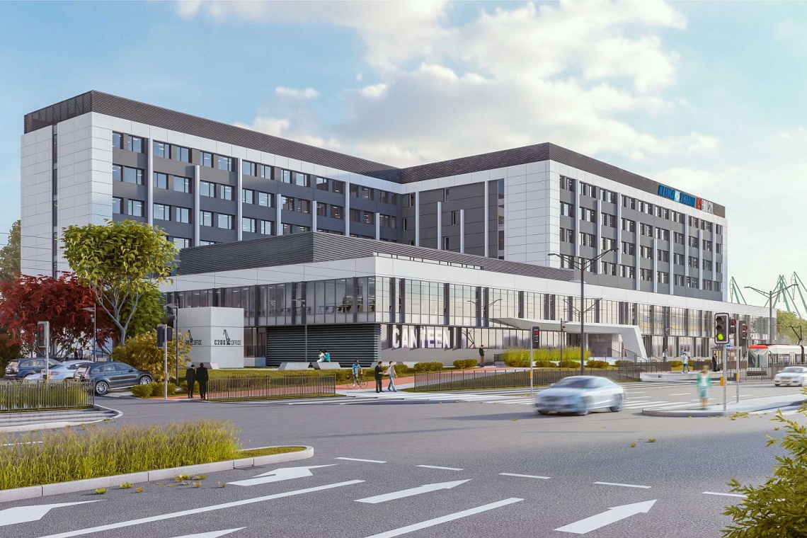Biurowiec C200 Office, Euro Styl Powstaje C200 Office projektu biura Kenton Arch