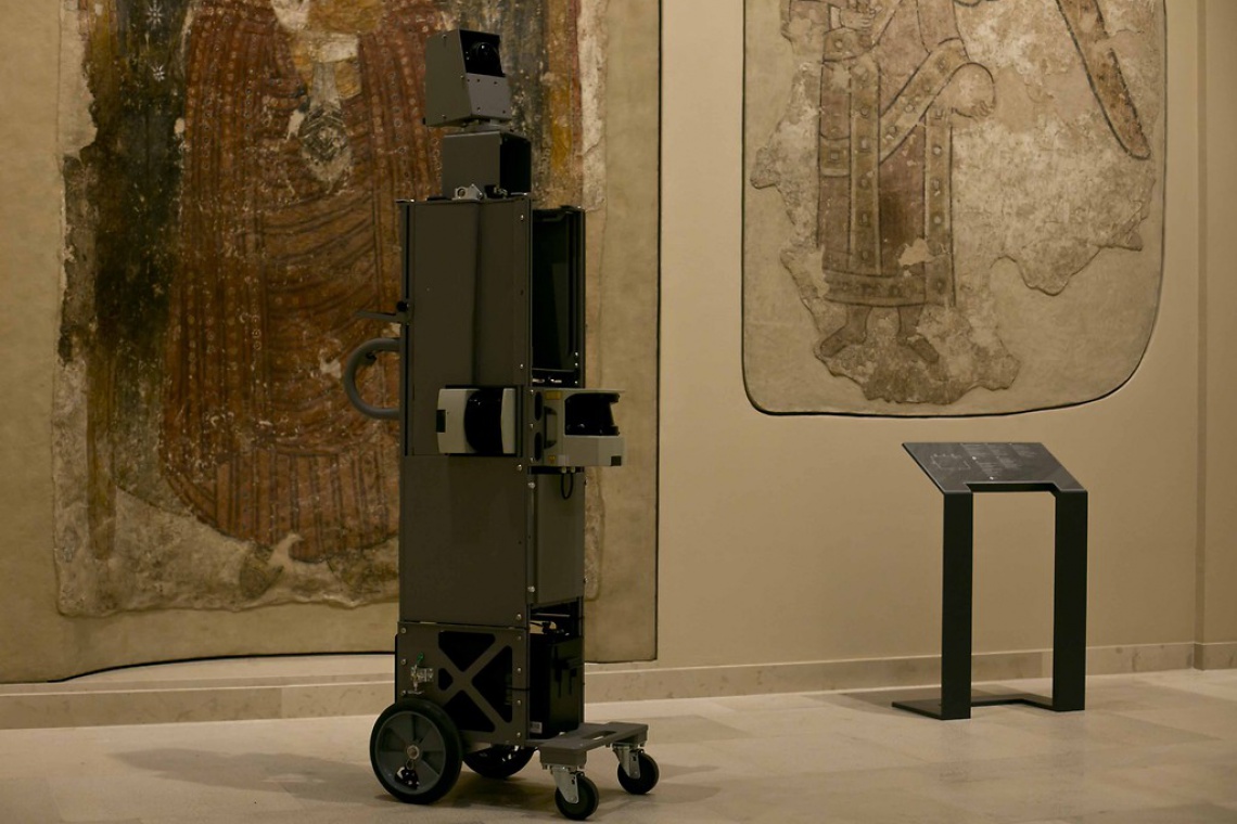 Warszawskie Muzeum Narodowe w Google Street View, fot. Bartosz Bajerski, MNW Wnętrze Muzeum Narodowego w Google Street View