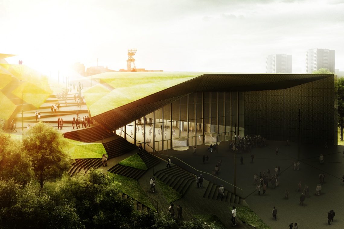 MCK, Międzynarodowe Centrum Kongresowe, Katowice Międzynarodowe Centrum Kongresowe, projektu JEMS Architekci, już gotowe