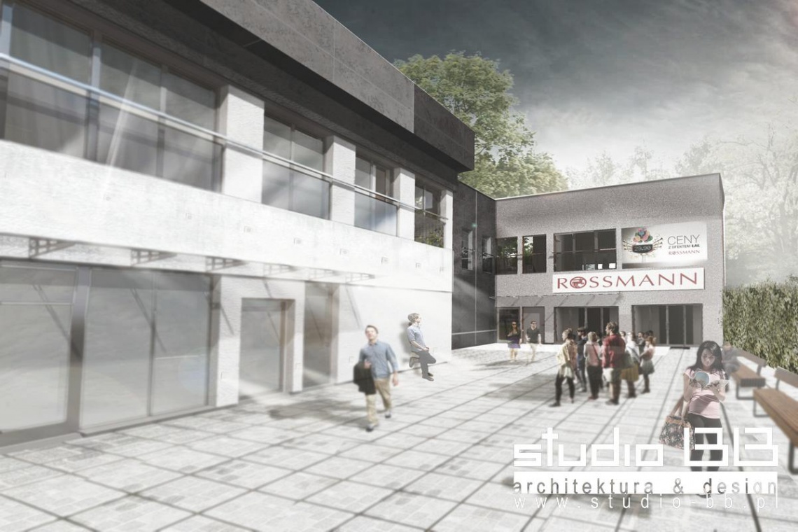 Wizualizacja Kozielska 6, fot. Studio BB Architekci Nowy projekt Kozielska 6 według koncepcji BB Architekci