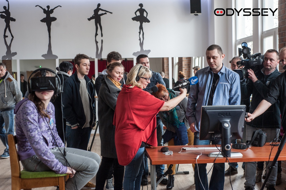 Prezentacja projektu Arnswalde VR odbyła się 14 marca w Choszcznie, fot. Odyssey Jako pierwsi na świecie zrekonstruowali przedwojenne miasto w technologii VR