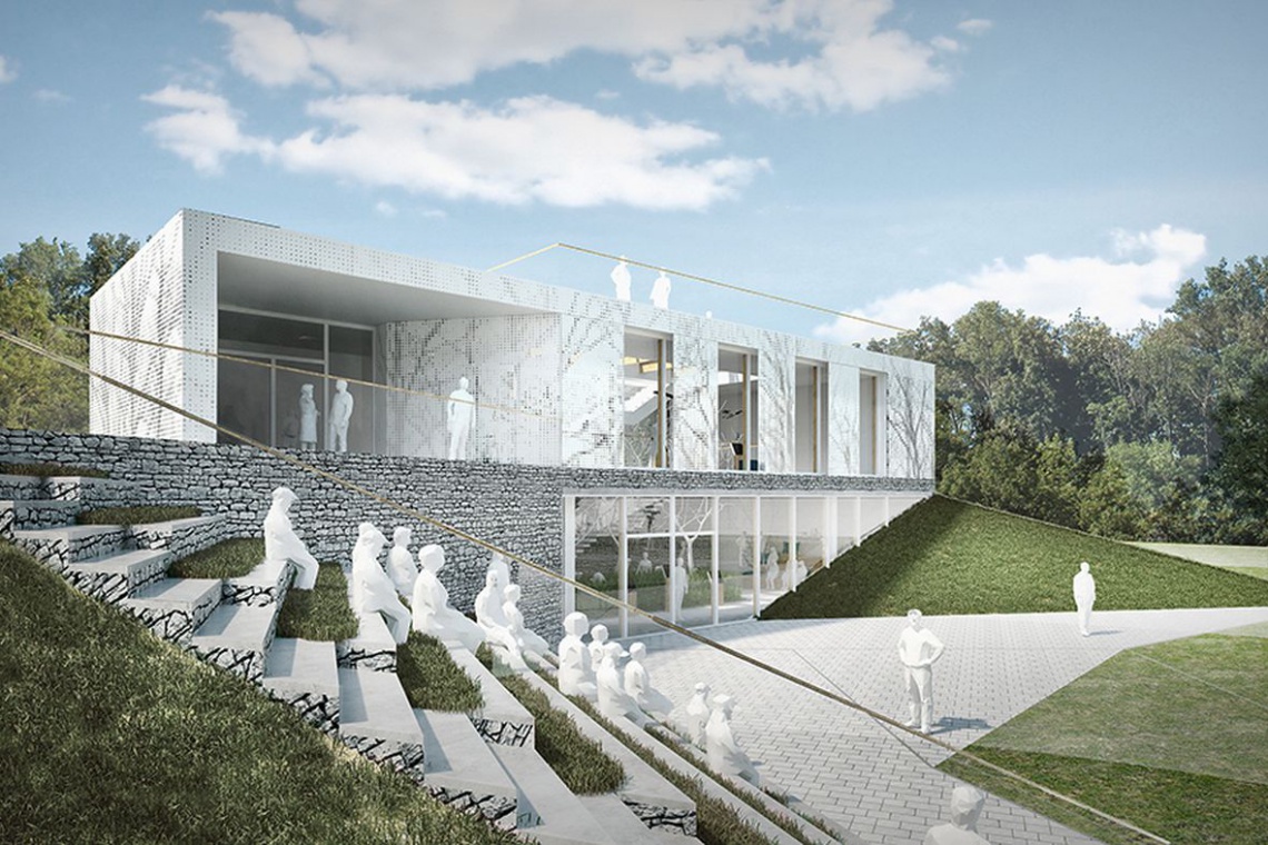 Koncepcja Boom Studio na pawilon edukacyjny nad Wisłą Pomysł pracowni Boom Studio na pawilon edukacyjny nad Wisłą