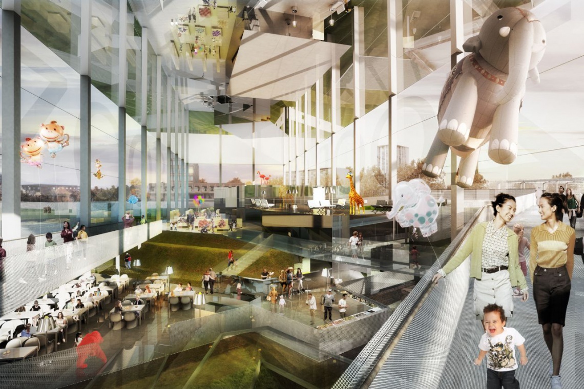 Projekt ZOO we Francji według pomysłu pracowni MVRDV - główne wejście Niezwykły projekt Zoo według architektów z MVRDV