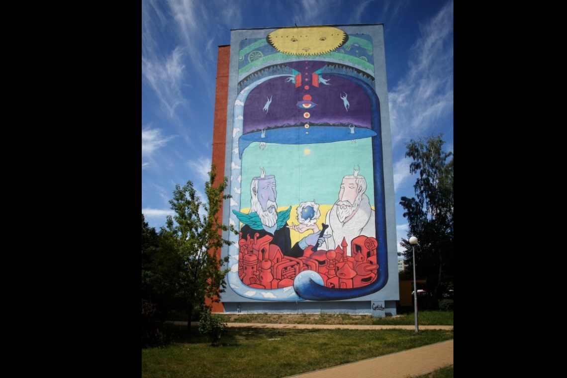 Mural projektu Gualicho, fot. Instytut Kultury Miejskiej Takie murale powstały już w Gdańsku
