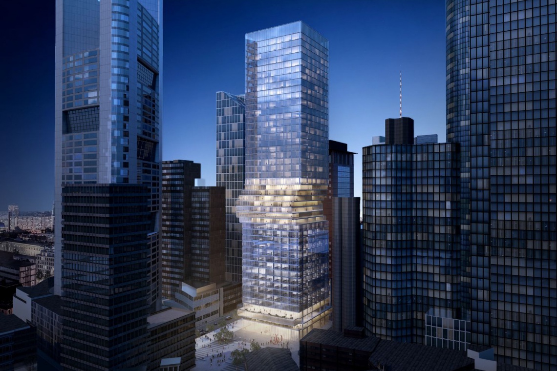 fot. BIG – Bjarke Ingels Group’ Taki wieżowiec powstanie we Frankfurcie. To projekt Bjarke Ingels Group
