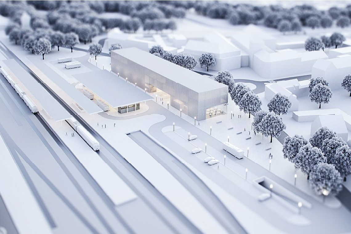 I nagroda w konkursie dla Riegler Riewe Architekten Riegler Riewe Architekten wygrali konkurs na dworzec z centrum kultury