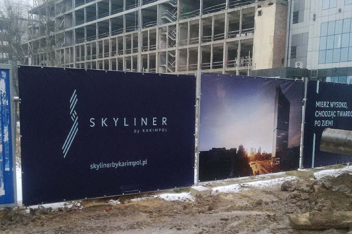 Plac budowy wieżowca przy rondzie Daszyńskiego jest już gotowy na wjazd ciężkiego sprzętu Ruszają przygotowania do budowy Skylinera na warszawskiej Woli