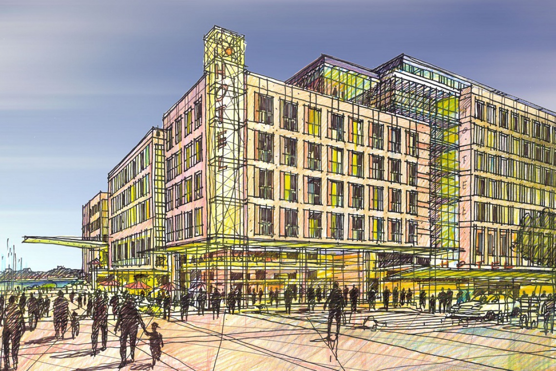 Jeden ze szkiców architekta Marka Tryzybowicza Wyjątkowe wystawy na 4 Design Days