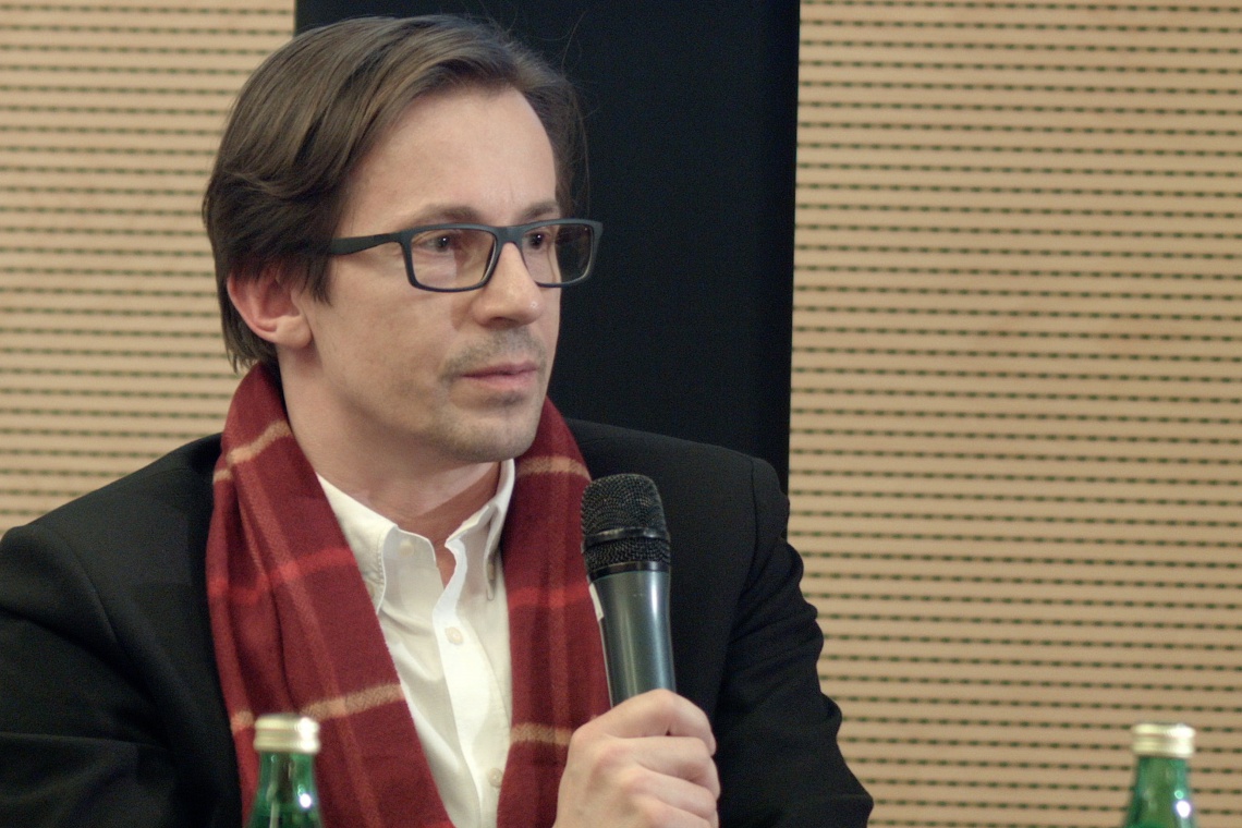 fot. Tomasz Konior podczas konferencji prasowej poświęconej 4 Design Days Tomasz Konior: Katowice i Śląsk świecą silnym blaskiem