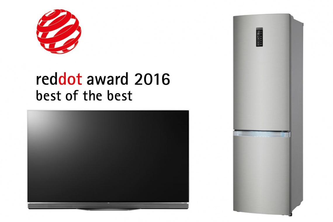 fot. LG Electronics Marka LG z 32 nagrodami w konkursie Red Dot Awards 2016