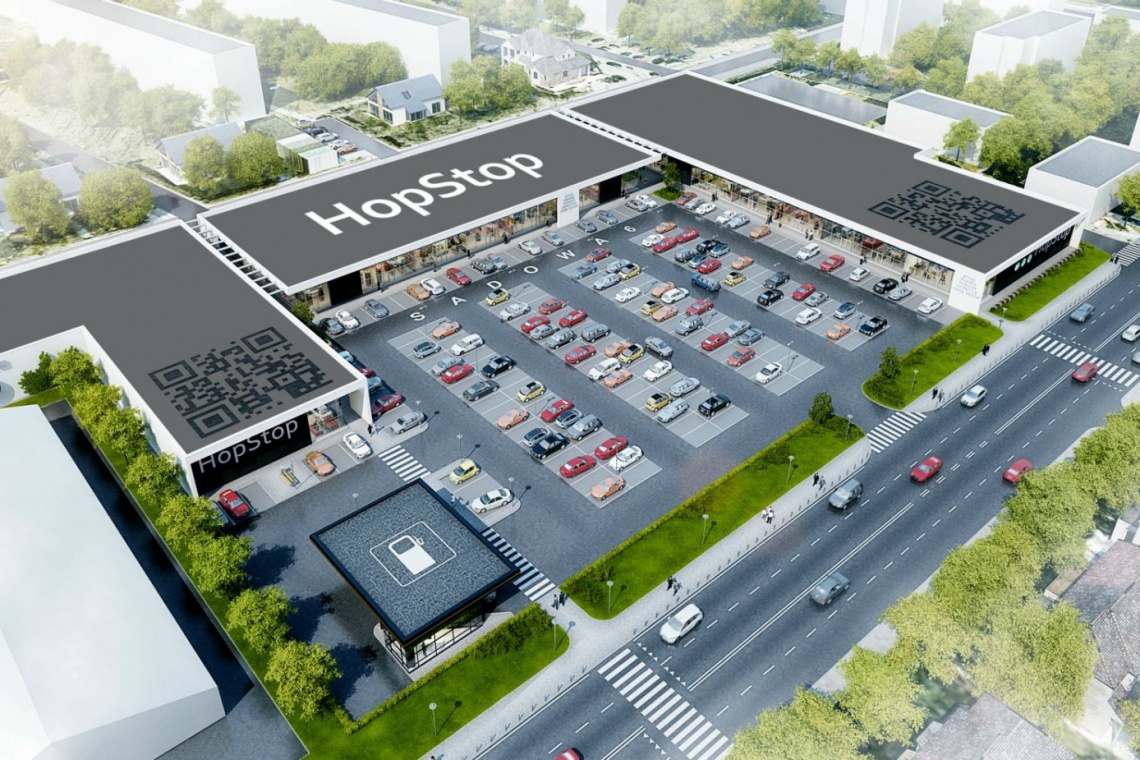 HopStop w Zamościu, fot. Materiały prasowe Centrum handlowe spod kreski Innebo czeka na otwarcie