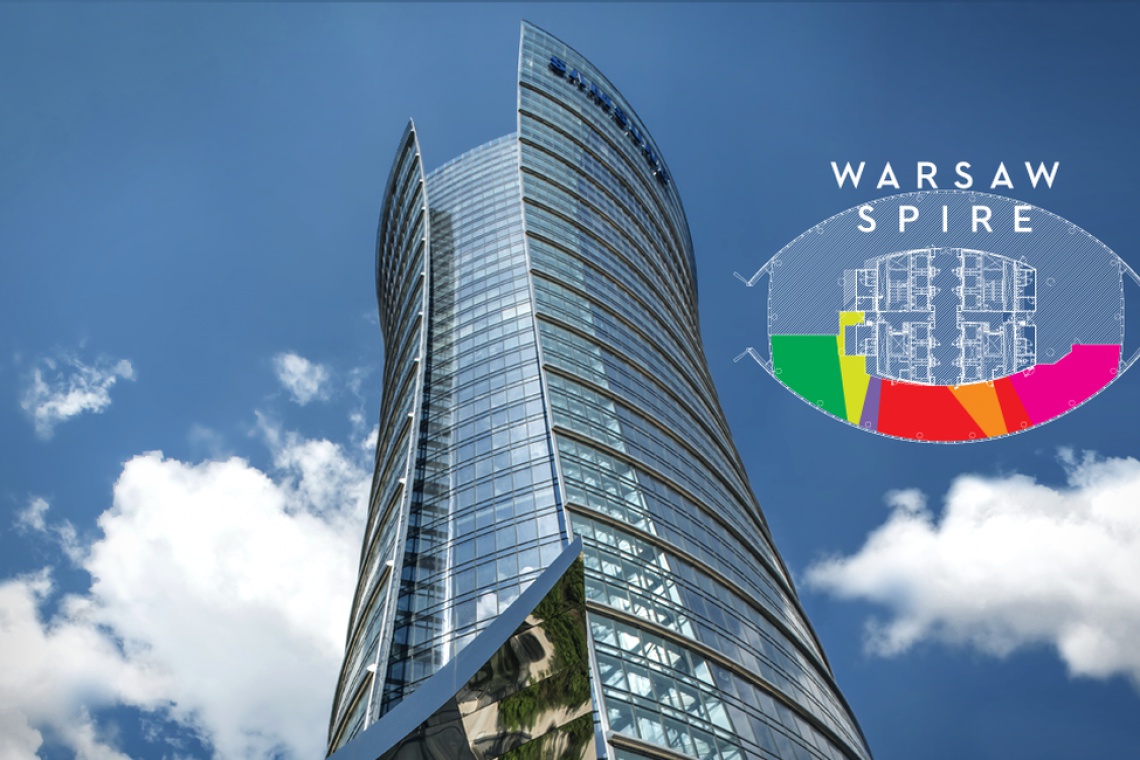 fot. materiały prasowe 25. piętro Warsaw Spire czeka na projekty architektów