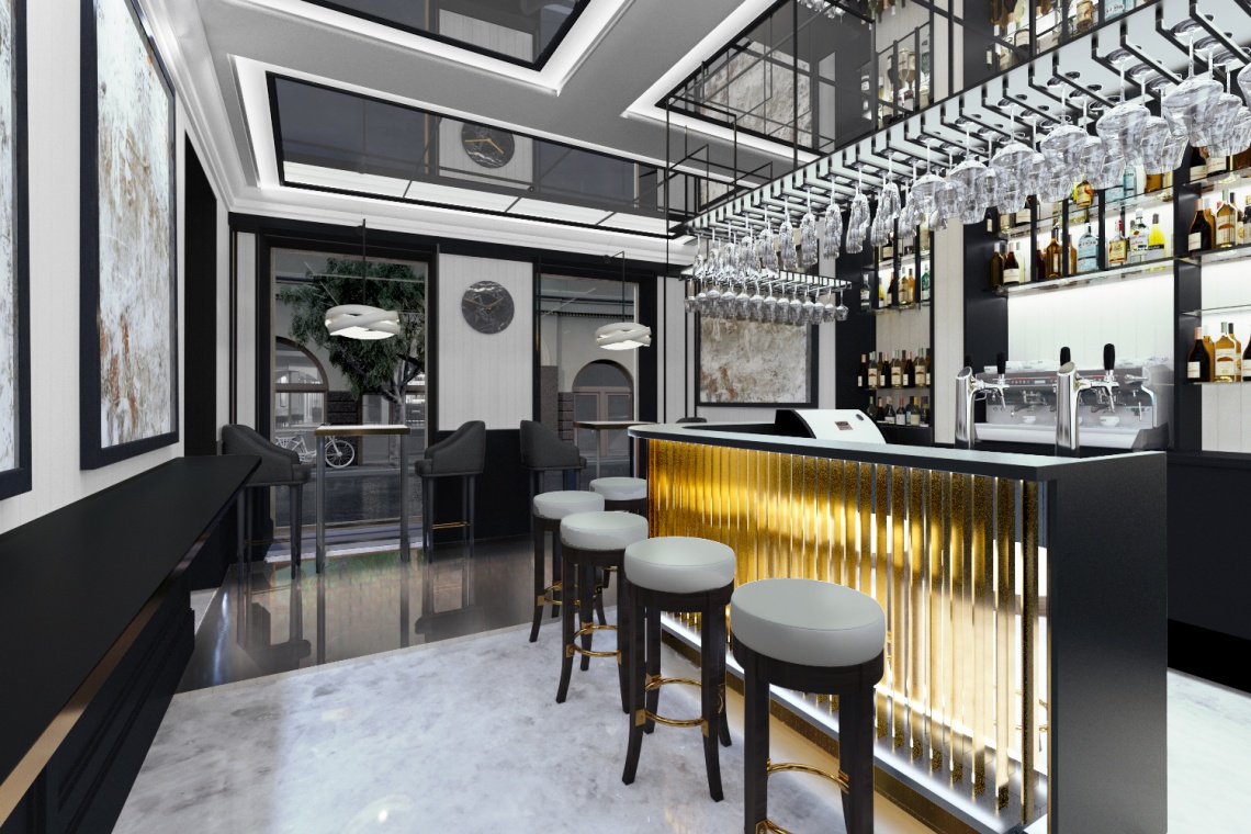 Nowy hotel w Warszawie projektu Iliard fot. materiały inwestora Nowy hotel na mapie Warszawy - to SixtySix spod kreski Iliard