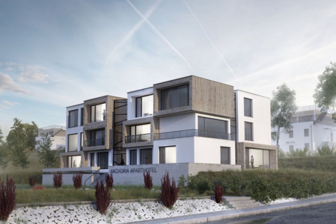 Anchoria Aparthotel. Fot. DS Development Aparthotel, który otwiera wnętrze na Bałtyk