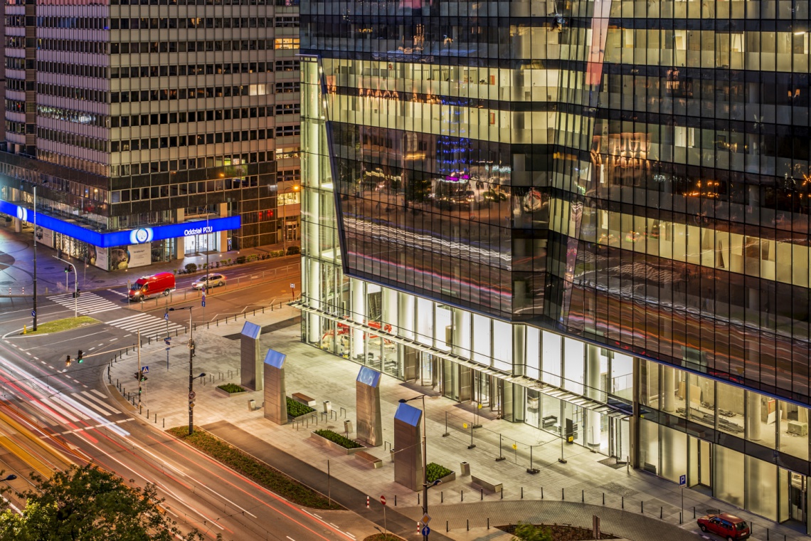 Q22 w Warszawie, fot. materiały inwestora Nowoczesna i świetlista bryła Q22 doceniona za architekturę