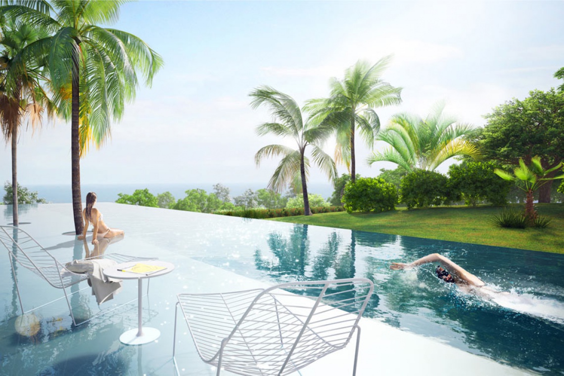 Projekt Infinity Pool, realizowany na Karaibach dla prywatnego inwestora. Fot. Medusa Group. Zobacz flagowe projekty Medusa Group... i przyjdź na wykład!