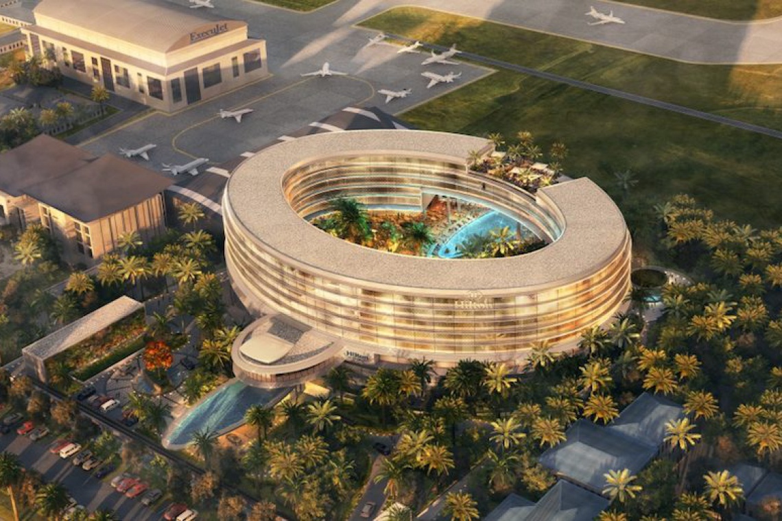 Hilton Lagos Airport Architektura, która czerpie z geometrii