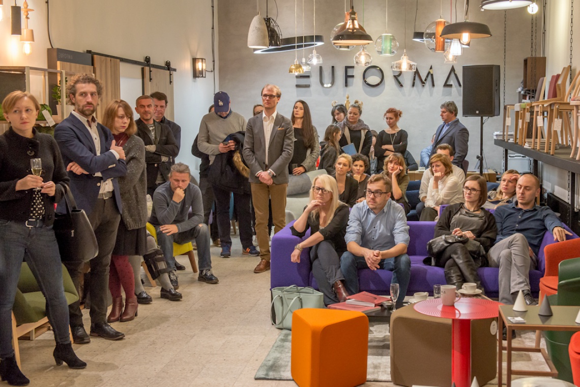 Showroom Euforma Warszawa otwarcie foto. Dariusz Ludwicki Nowe miejsce dla entuzjastów polskiego designu - Euforma oficjalnie otwarta
