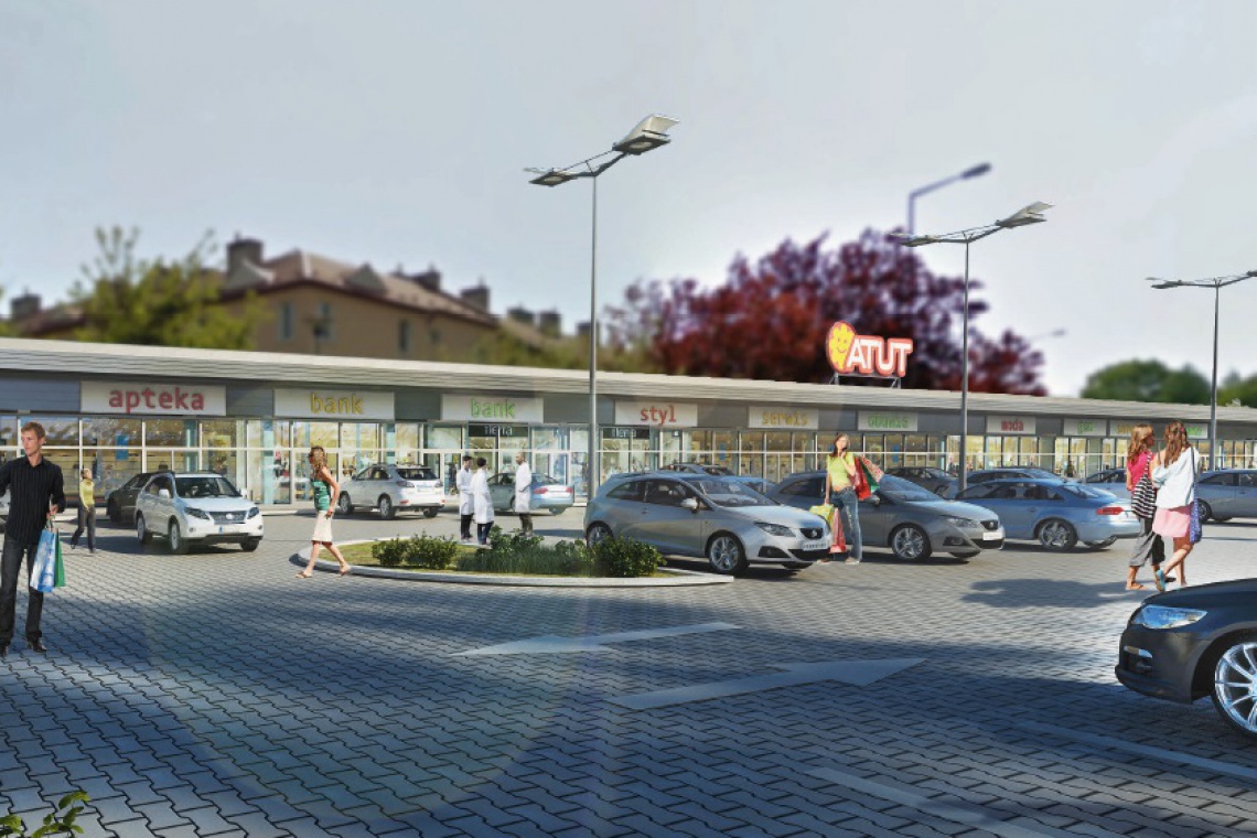 Atut Złocień fot. mat. prasowe Krakowskie centrum handlowe projektu B2 Studio na starcie