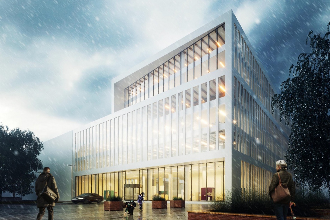 Zadania podjęła się znana pracownia architektoniczna APA Wojciechowski Architekci fot. UM Kielce W Kielcach powstanie imponujący biurowiec. To projekt APA Wojciechowski