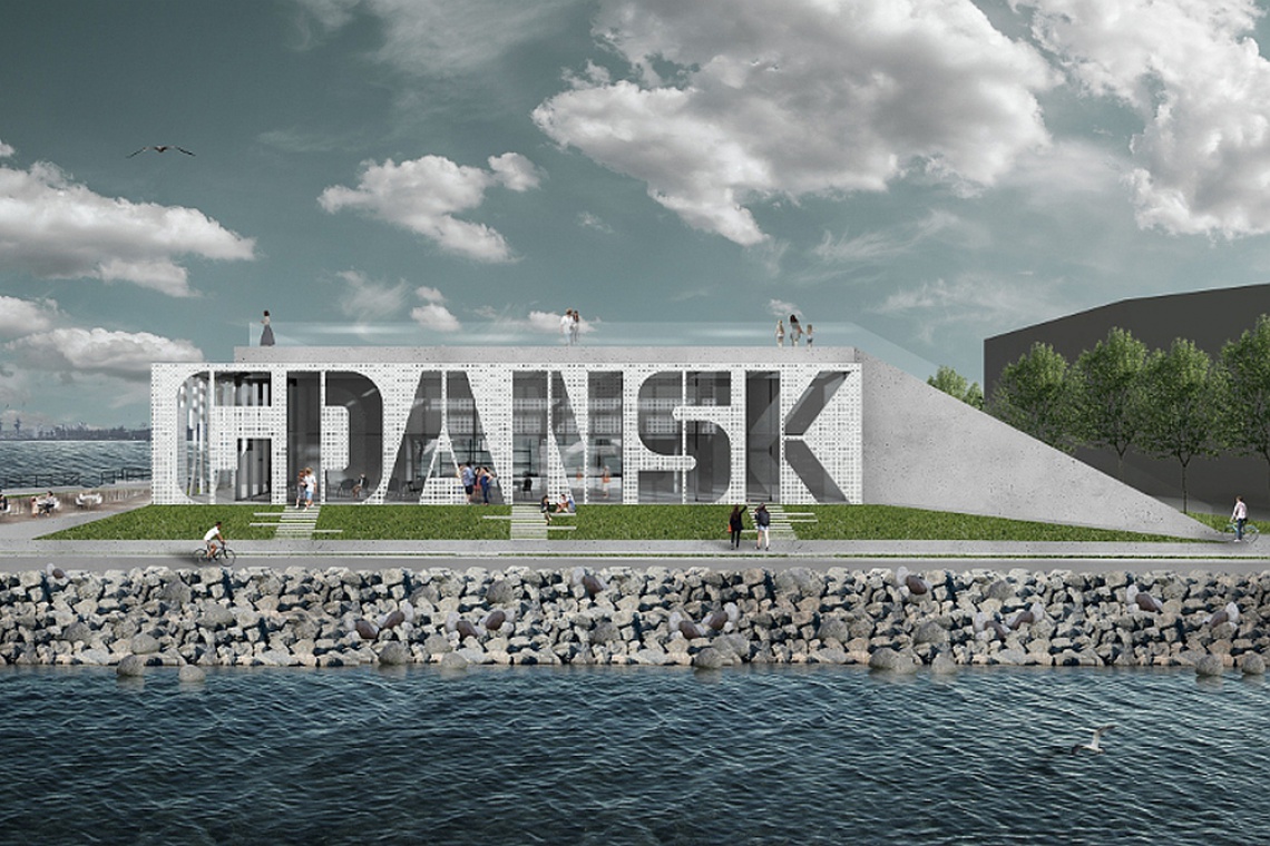 fot. Port Gdańsk, projekt pracownie architektoniczne: Restudio, Studio R, Midi Punkt widokowy w Porcie Gdańsk z tarasem, restauracją i wystawą