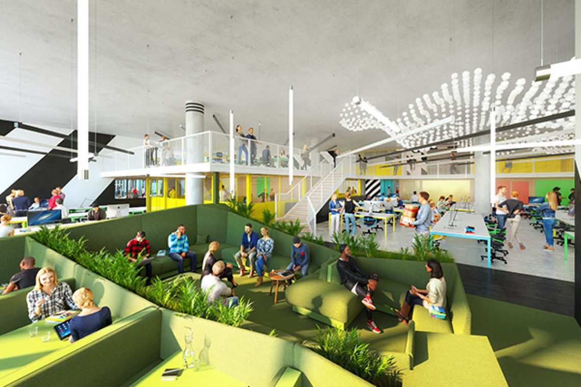 fot. Huckletree Redefinicja przestrzeni biurowych w stylu RHE