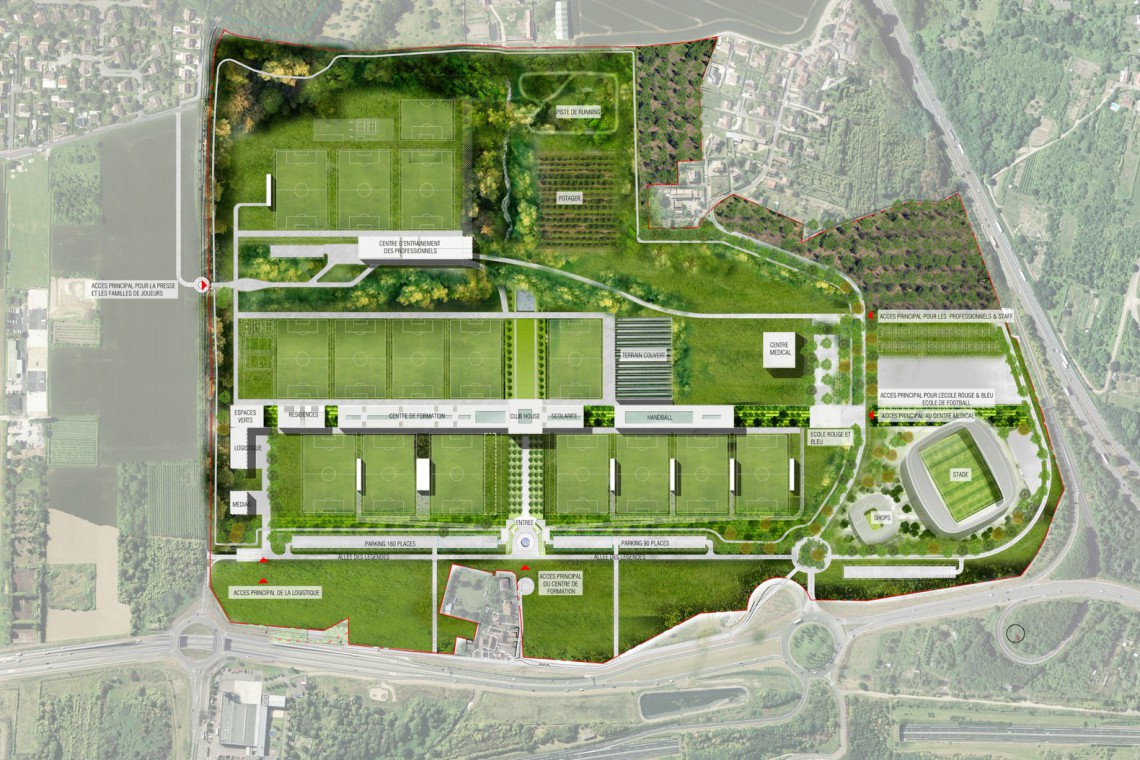 fot. PSG Paris Saint-Germain buduje nowoczesne centrum treningowe