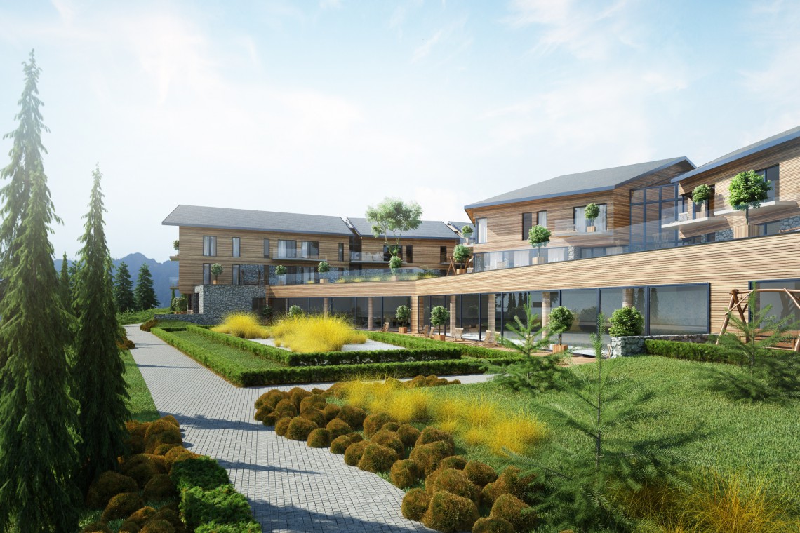 Hotel Lake Hill Resort & Spa fot.mat. prasowe Nowoczesny kompleks wypoczynkowy powstaje w otoczeniu Karkonoszy