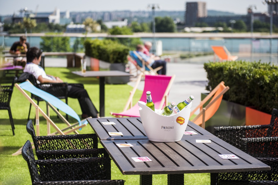 Aloft Peroni Terrace Designerski może być również... taras