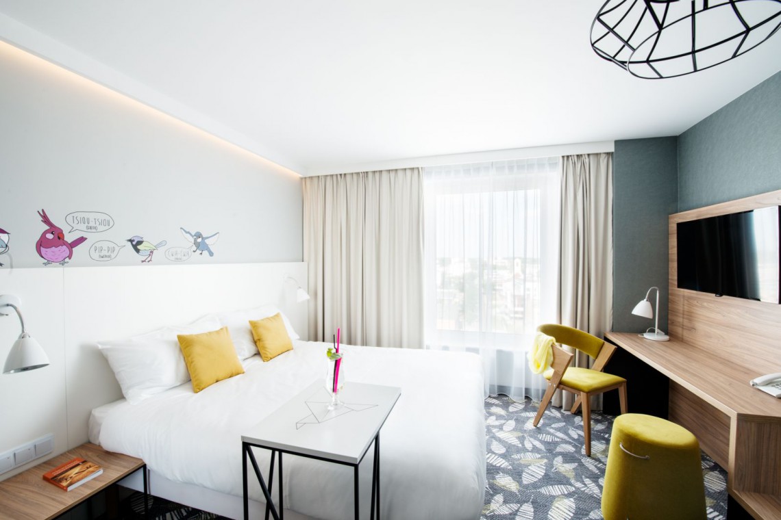 Ibis Styles Białystok fot. mat. prasowe Hotel Ibis Styles Białystok - ptasi rezerwat designu