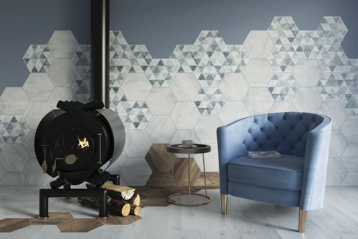Hexx_Universum_kominek_Tami_Bianco fot. mat. prasowe Specjalna seria płytek ceramicznych