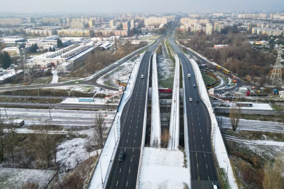 Łódź zakończyła remont wiaduktu na Dąbrowskiego Tak wygląda nowa trasa