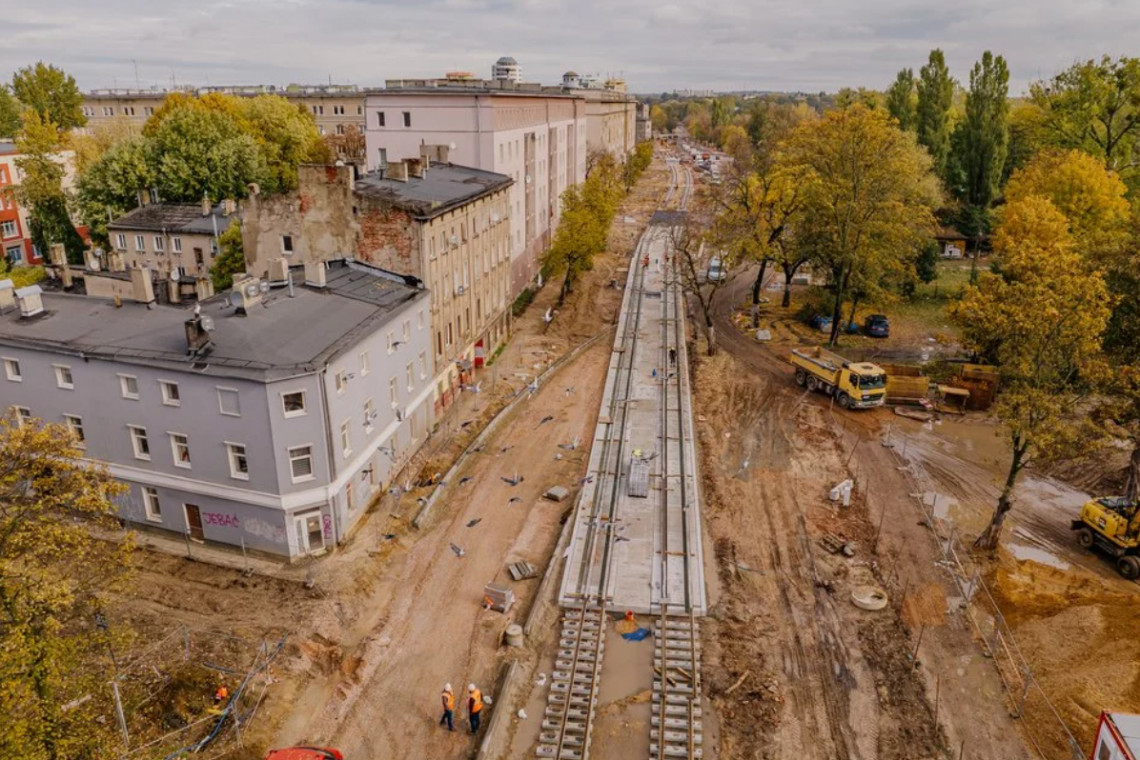 Startuje ostatni etap remontu ul Wojska Polskiego w Łodzi