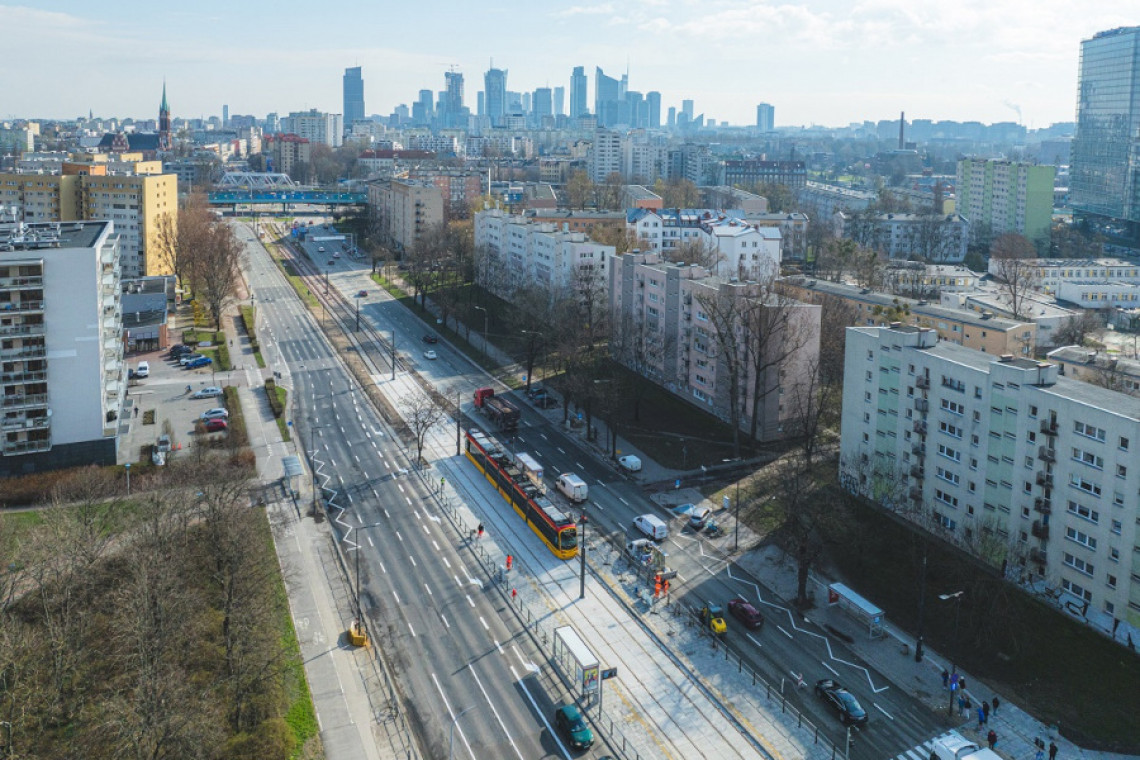 Zakończyła się modernizacja trasy tramwajowej na Wolskiej w Warszawie