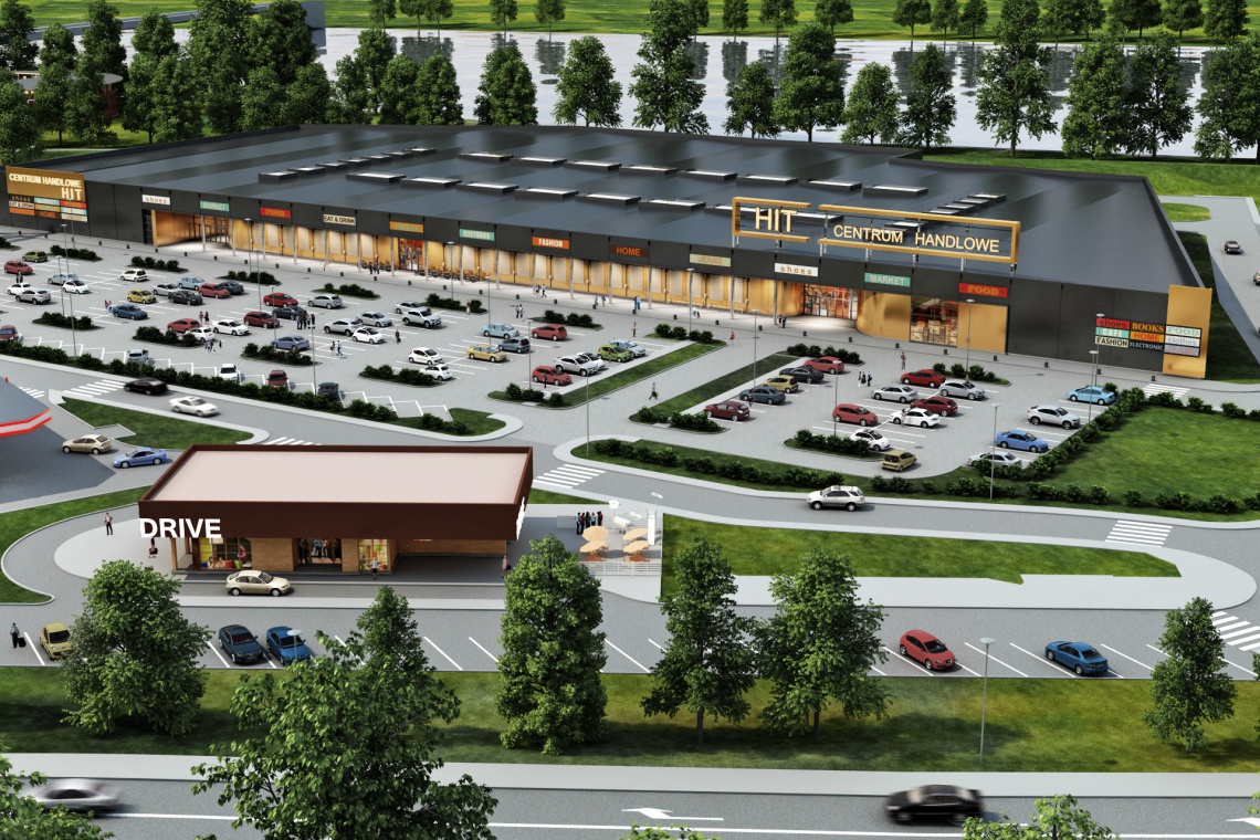 ATT Architekci przygotowali projekt centrum handlowego w Nowym Dworze Mazowieckim