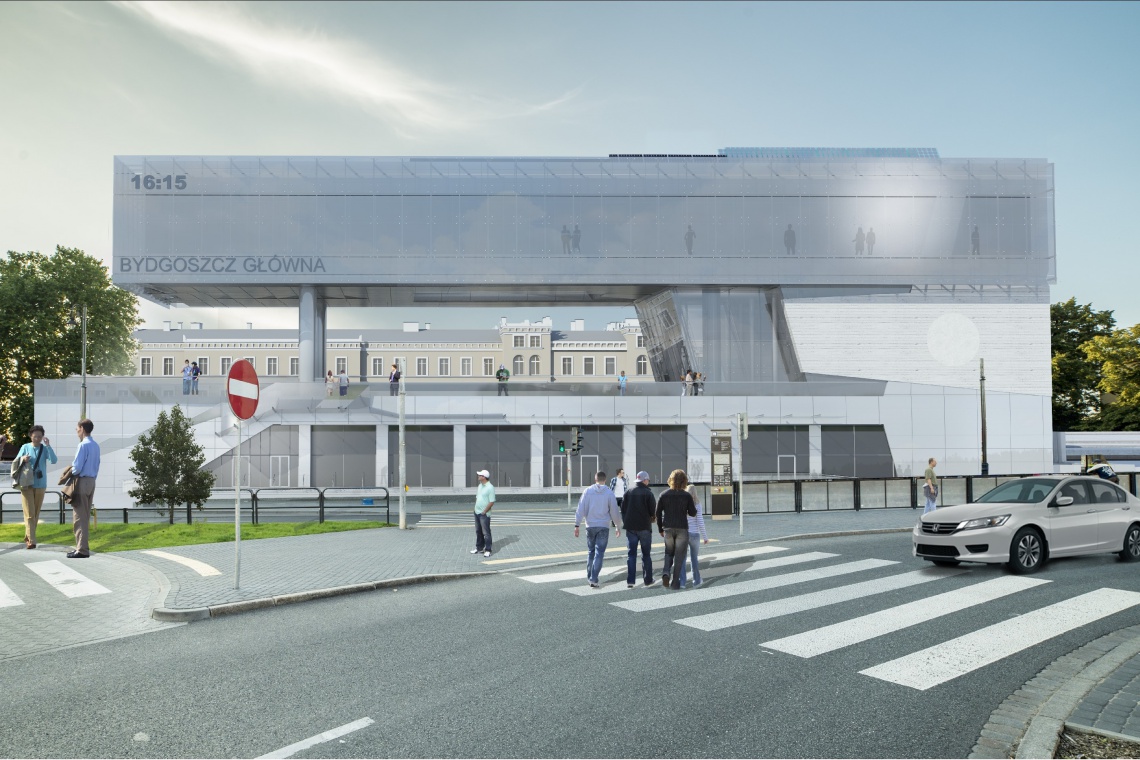 Allplan z koncepcją dworca kolejowego w Bydgoszczy