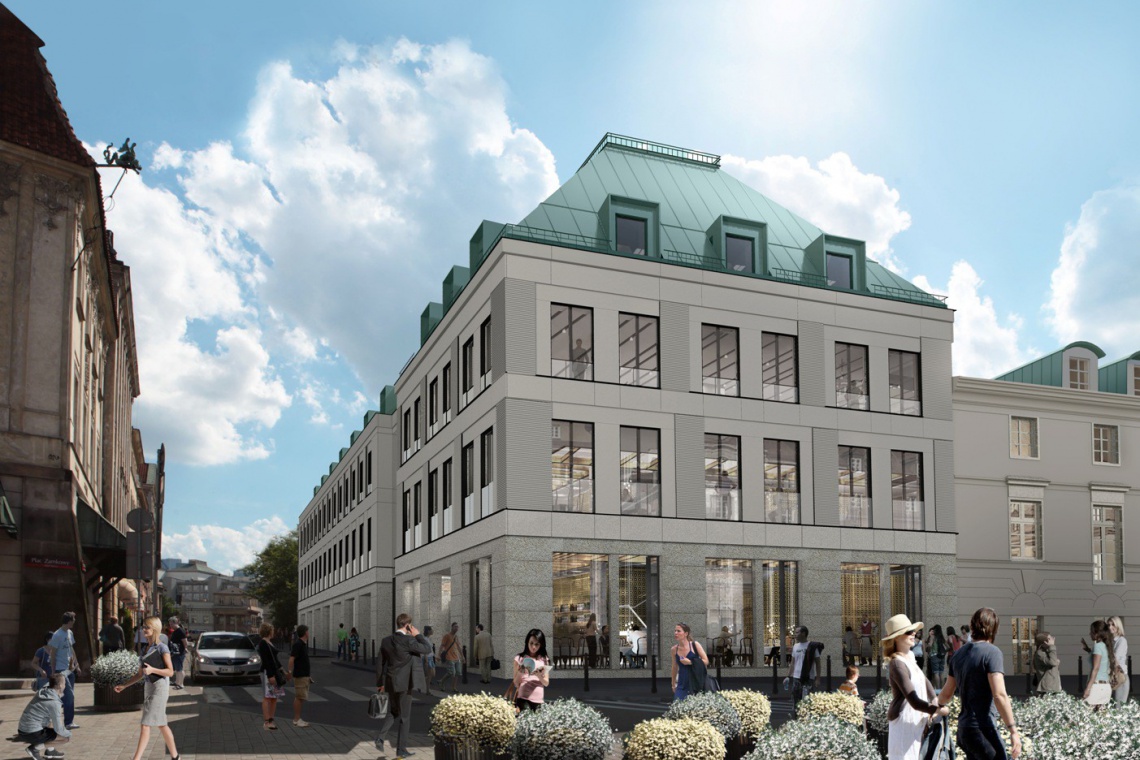 Business with Heritage Kontrowersyjny projekt biurowca przy Placu Zamkowym – Business with Heritage