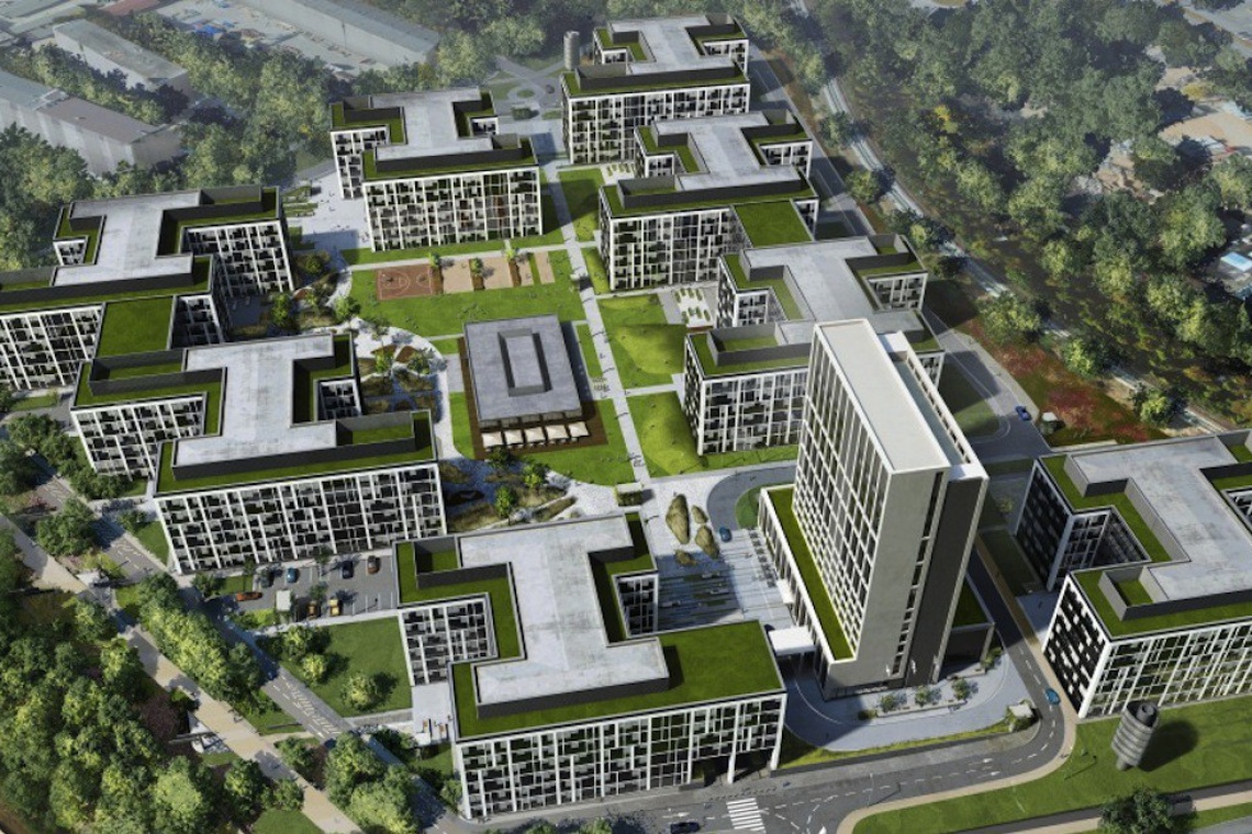 Business Garden Wrocław, fot. SwedeCenter Business Garden Wrocław z pozwoleniem na budowę