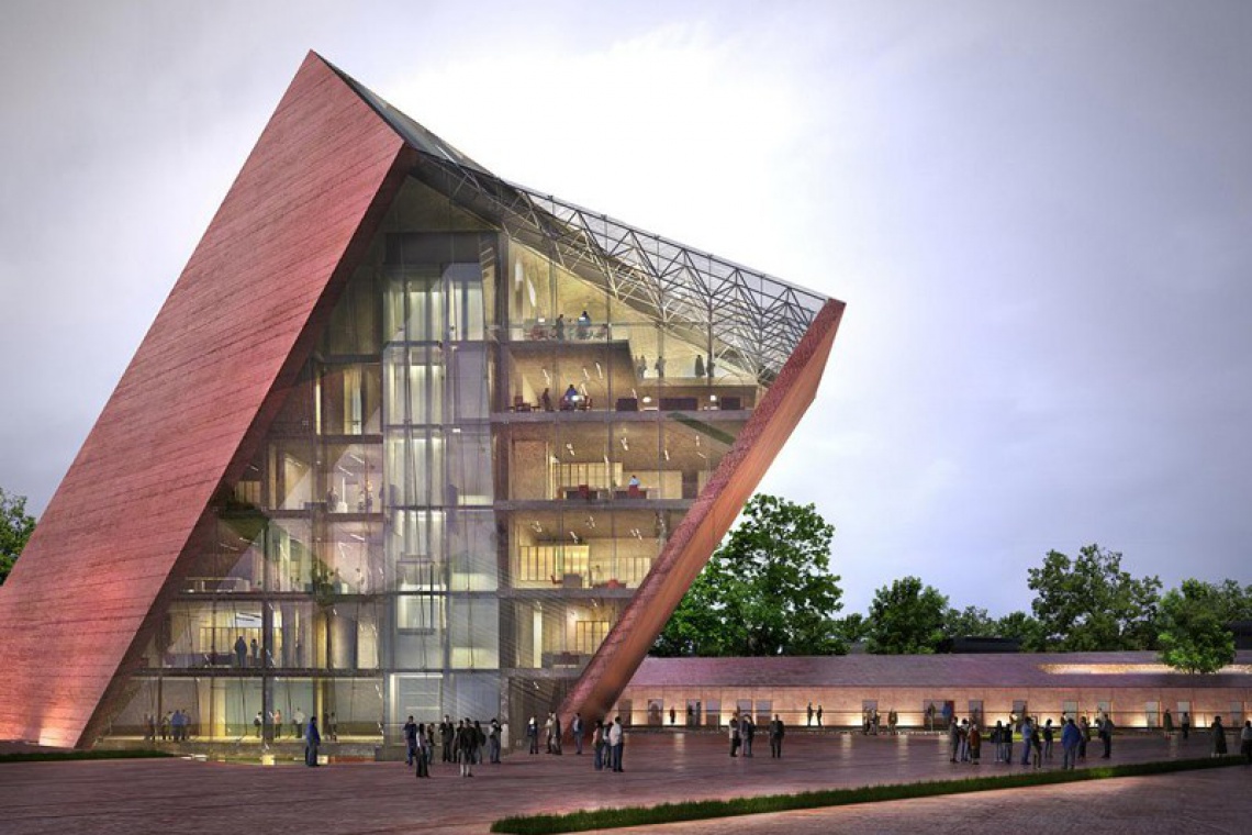 Wizualizacja Muzeum II Wojny Światowej, Studio Architektoniczne Kwadrat Konsorcjum Warbud wykona ostatni etap Muzeum II Wojny Światowej