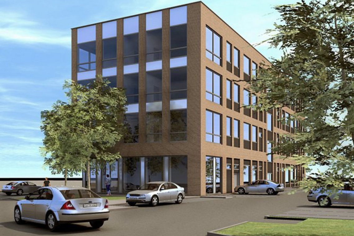 Alkon Office W Szczecinie powstaje biurowiec według projektu WIP i HplusV