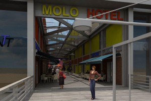 Nowa wizja molo z hotelem i centrum handlowym w Międzyzdrojach